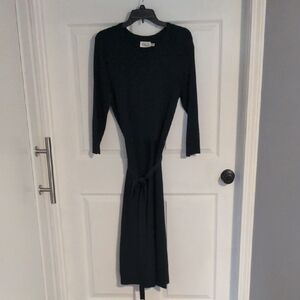 Eliza J Classic Green Long Sleeve Dress